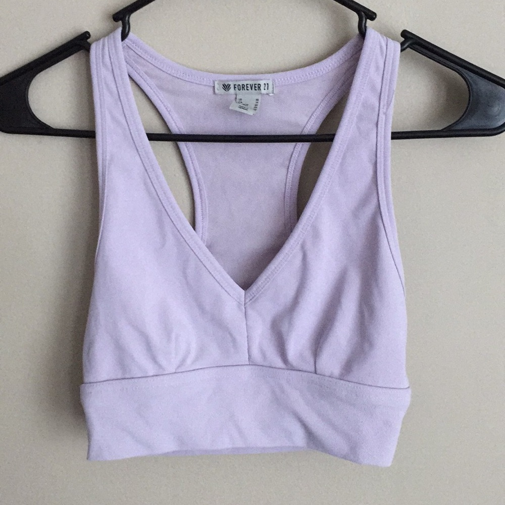 Forever21 Lavender Sports Bra